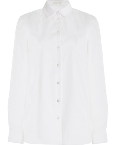 The Row Metis Cotton Shirt - White