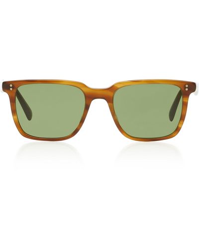 Oliver Peoples Lachman Oversized Square-frame Acetate Sunglasses - Brown