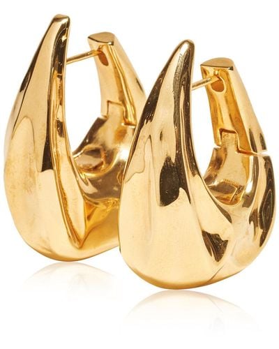 Khaite Olivia Medium 18k Gold-plated Earrings - Metallic