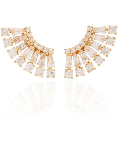 Anita Ko Ava 18k Gold Diamond Earrings - Metallic