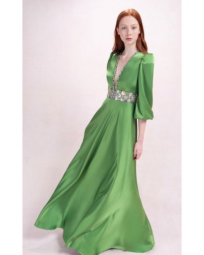 Jenny Packham Merida Beaded Gown - Green