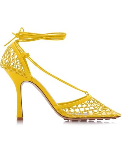 Bottega Veneta Stretch Sandals - Yellow
