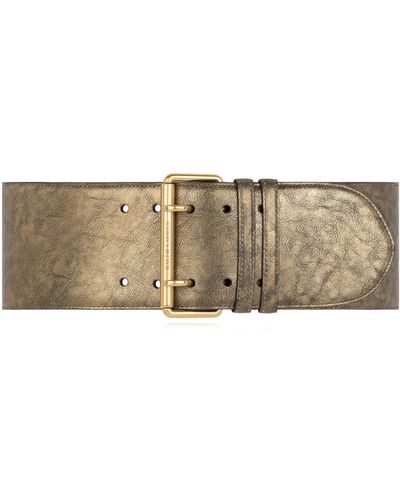 Ralph Lauren Double Prong Calfskin Belt - Natural
