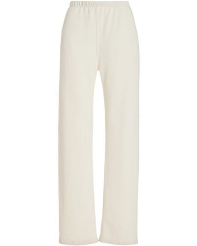 ÉTERNE Cotton Modal Sweatpants - White