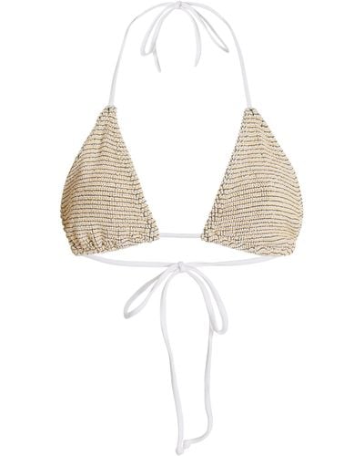 Bondeye Ingrid Triangle Bikini Top - White