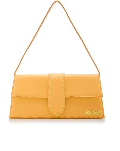 Jacquemus Le Bambino Long Leather Shoulder Bag - Orange