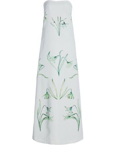 Rosie Assoulin Looking Glass Cotton-blend Gown - White