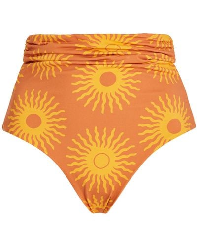 Cala De La Cruz Scarlett Bikini Bottom - Orange
