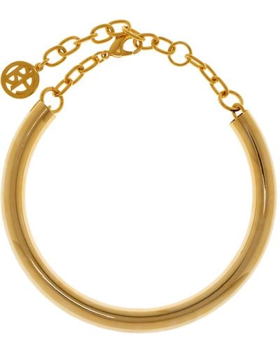 Ben-Amun Exclusive Tubular 24k Yellow Gold-plated Necklace - Metallic
