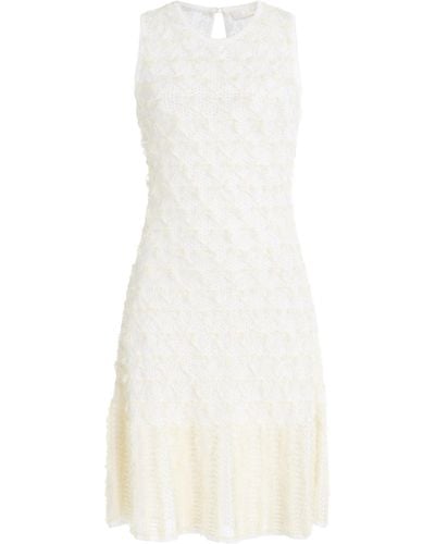 Chloé Tweed Mini Dress - White