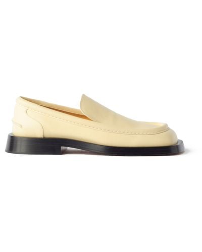 Proenza Schouler Square-toe Leather Loafers - Multicolour