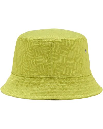 Bottega Veneta Intrecciato Nylon Bucket Hat - Yellow