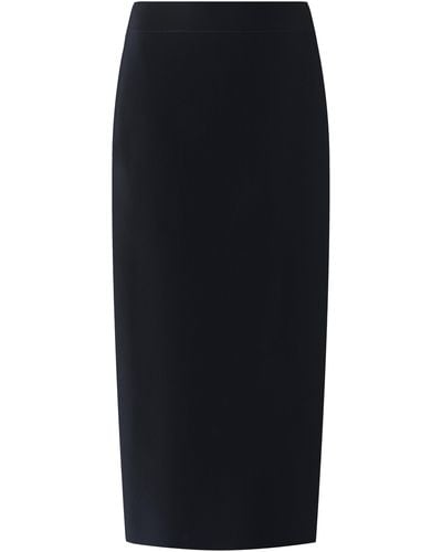 Frankie Shop Solange Knit Midi Pencil Skirt - Black