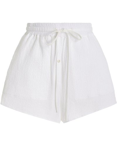 Bondi Born Hastings Organic Cotton Shorts - White
