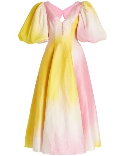Aje. Cloud Burst Midi Dress - Multicolor