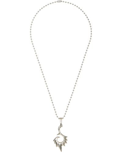 Martine Ali Exclusive Sunspot Sterling Silver Necklace - Metallic