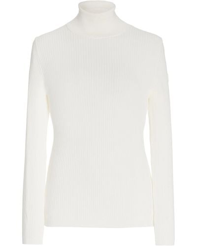 Fusalp Ancelle Ribbed Knit Top - White