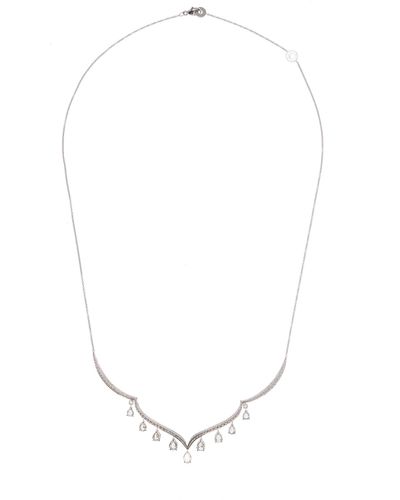 Harakh Haveli 18k White Gold Diamond Necklace