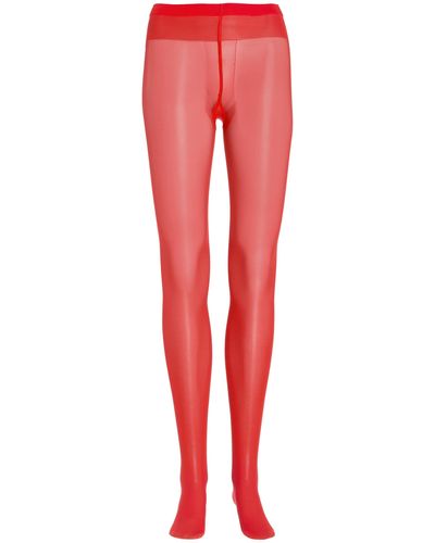 Wolford Individual 20 Tights - Red