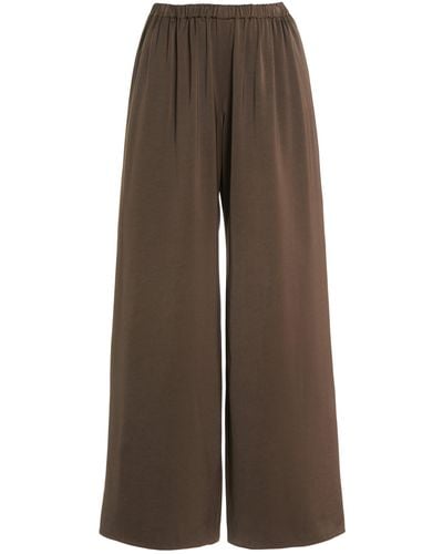 Jenni Kayne Demi Relaxed Wide-leg Trousers - Brown