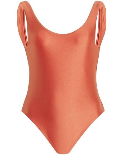 JADE Swim Contour One-piece Swimsuit - Orange