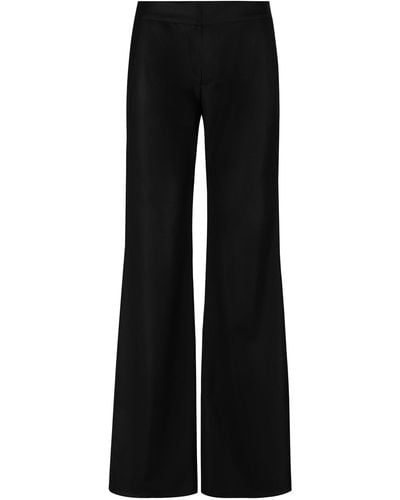 Johanna Ortiz La Valiente Stretch Cotton Wide-leg Trousers - Black