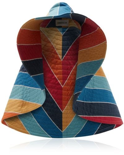 Marrakshi Life Exclusive Oversized Cotton Sun Hat - Multicolor
