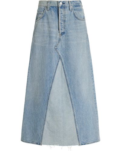 Citizens Of Humanity Denim Midi Skirts for Women - Up to 75% off | Lyst