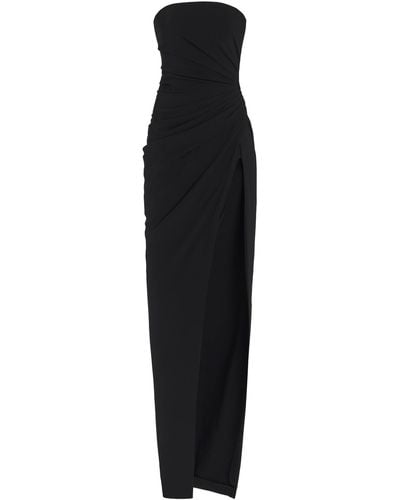 Oscar de la Renta Column-silhouette Cady Maxi Dress - Black