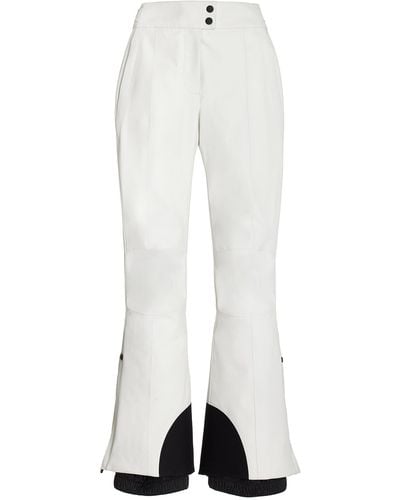 3 MONCLER GRENOBLE Gore-tex Ski Trousers - White