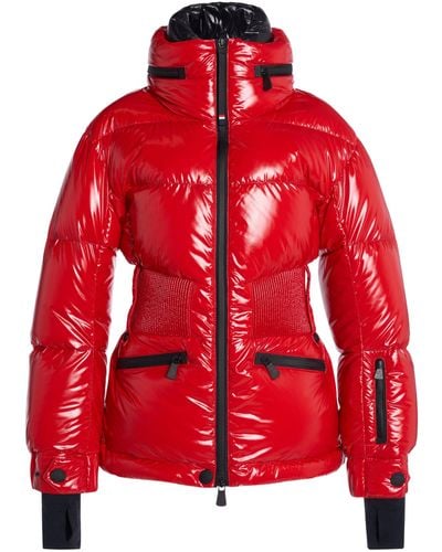 3 MONCLER GRENOBLE Rochers Puffer Ski Jacket - Women's - Polyester/polyamide/down - Red
