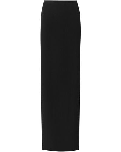 Nensi Dojaka Ribbed-knit Tube Skirt - Black