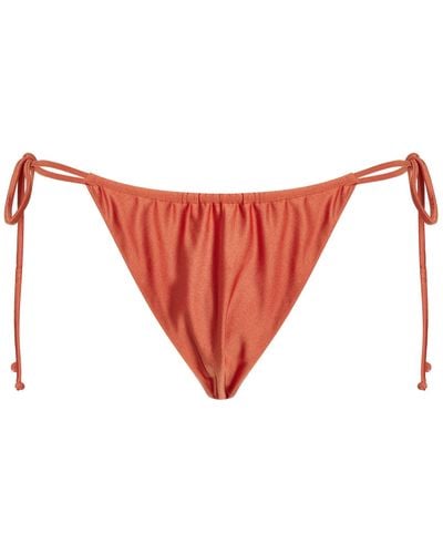 JADE Swim Lana Cheeky Bikini Bottom - Red