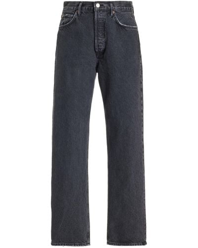 Agolde 90s Pinch Waist Rigid High-rise Straight-leg Jeans - Blue