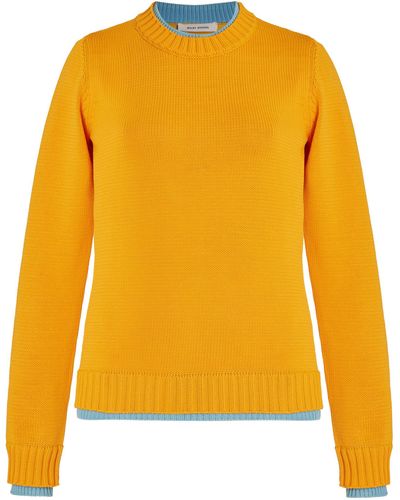 Wales Bonner Steady Knit Sweater - Yellow