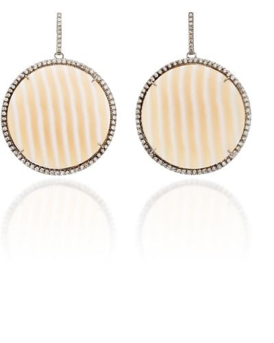 Kimberly Mcdonald One-of-a-kind Striped Chalcedony Discs - Multicolour