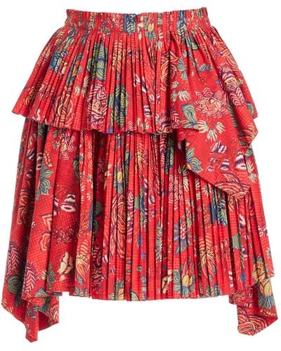 Ulla Johnson Juno Mini Skirt - Red