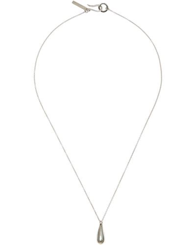 Sophie Buhai Droplet Sterling Silver Necklace - White