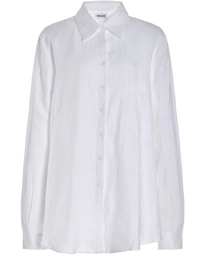 AEXAE Linen Woven Shirt - White