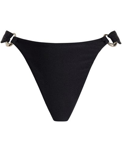 Jonathan Simkhai Francesca Ring-detailed Bikini Bottom - Black