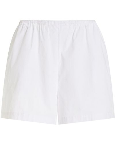 Solid & Striped X Sofia Richie Grainge Exclusive The Loretto Cotton Shorts - White