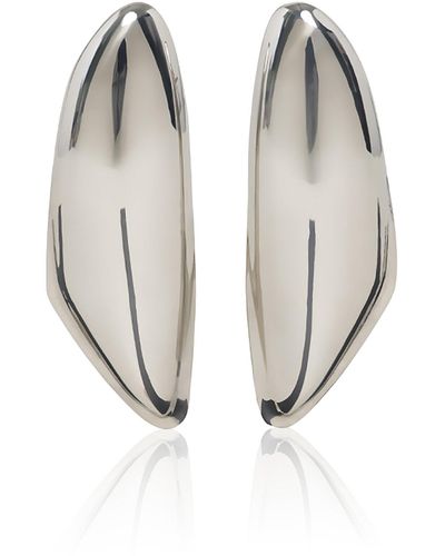 Alaïa Bombe Silver-plated Earrings - Metallic