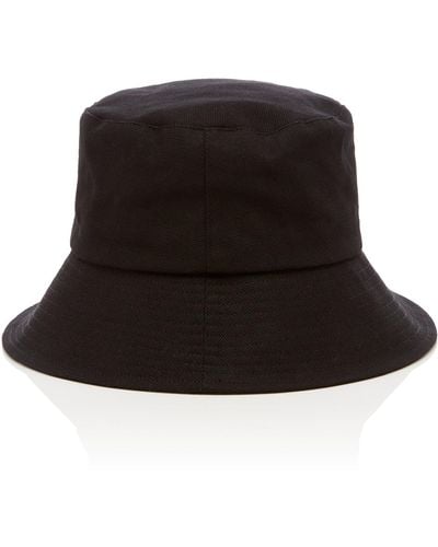 Lack of Color Wave Cotton-canvas Bucket Hat - Black