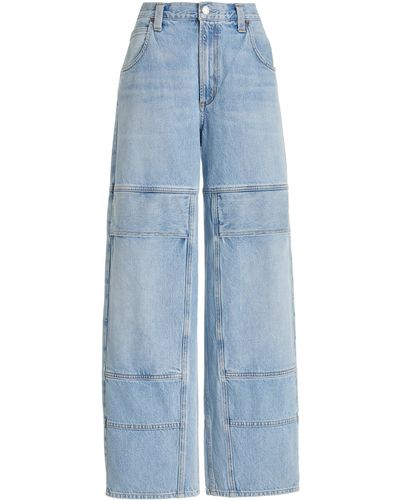 Agolde Tanis Utility Jeans - Blue