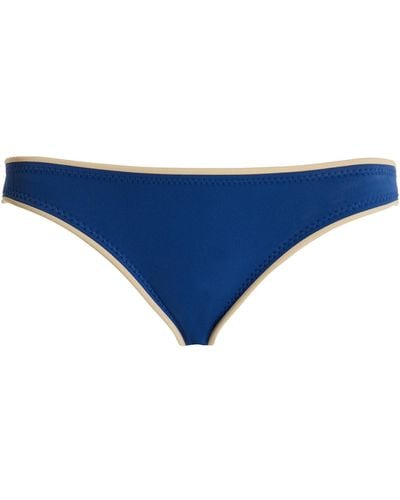 Abysse Exclusive Jenna Neoprene Bikini Bottom - Blue