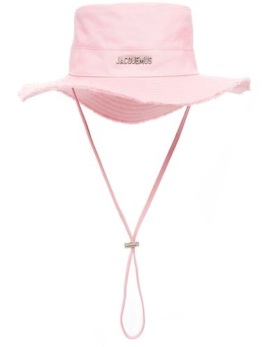 Jacquemus Le Bob Artichaut Cotton Bucket Hat - Pink
