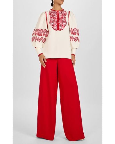 Andrew Gn Embroidered Blouse