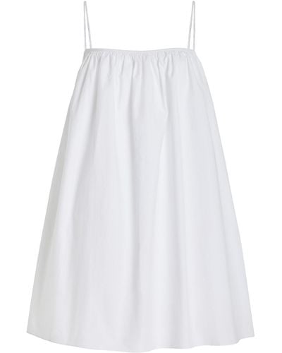 Matteau Cotton Mini Cami Dress - White