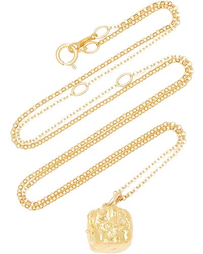 Alighieri The Mini Vault 24k Gold-plated Necklace - Metallic