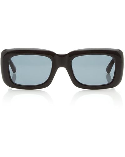 The Attico Marfa Square-frame Acetate Sunglasses - Black